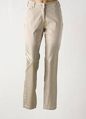 Pantalon slim beige SPORTALM pour femme seconde vue