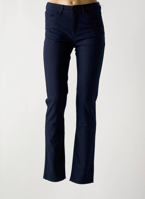 Pantalon slim stretch taille normale bleu EMPORIO ARMANI femme