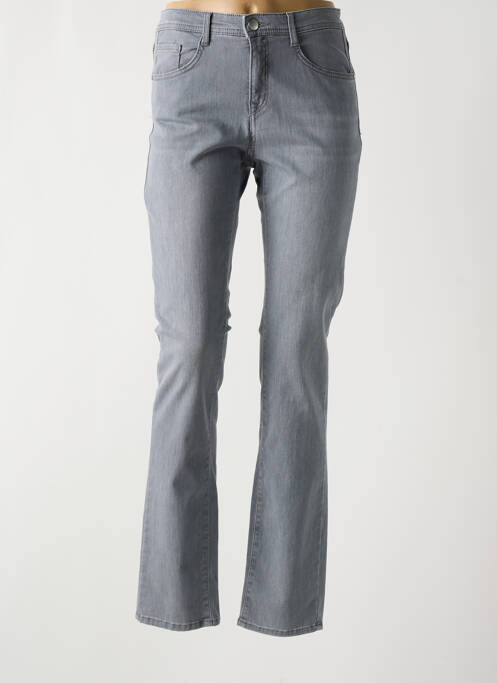 Jeans coupe droite gris BRAX pour femme