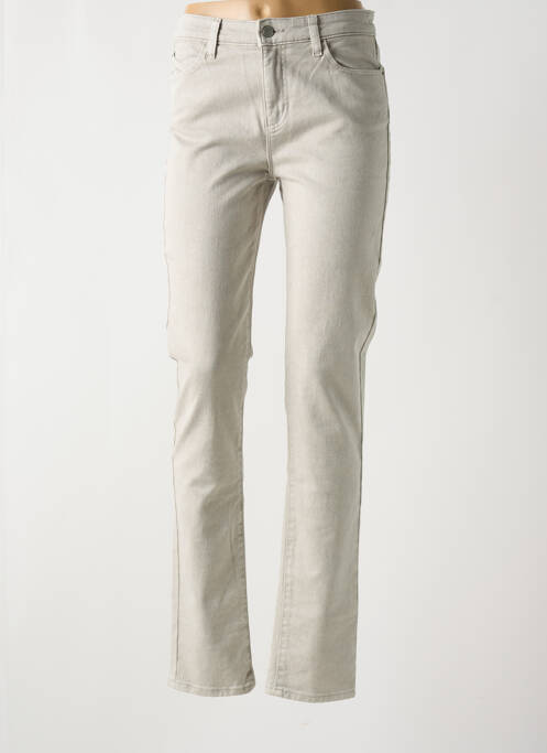 Jeans coupe slim gris EMPORIO ARMANI pour femme