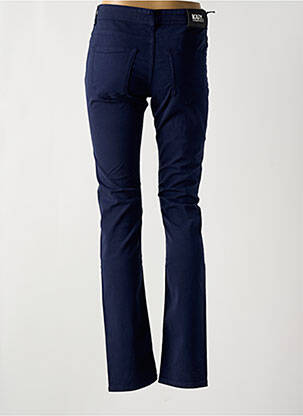 Pantalon droit stretch taille normale bleu KARL LAGERFELD femme