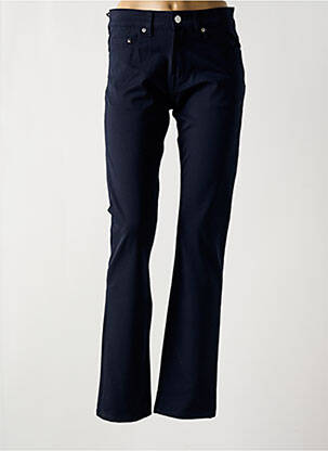 Pantalon droit stretch taille normale bleu KARL LAGERFELD femme