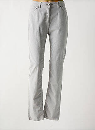 Pantalon slim stretch taille normale gris SAINT JAMES femme