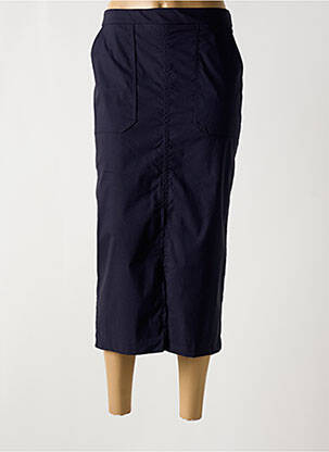 Jupe mi-longue stretch bleu JOSEPH RIBKOFF femme