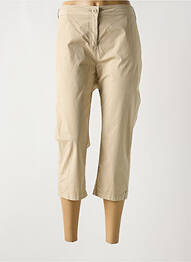 Pantacourt stretch taille normale beige SAINT JAMES femme