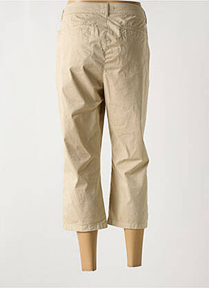 Pantacourt stretch taille normale beige SAINT JAMES femme