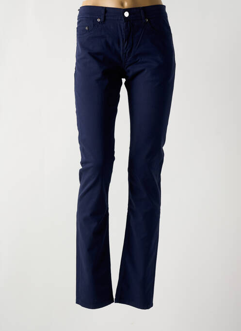 Pantalon droit bleu KARL LAGERFELD pour femme