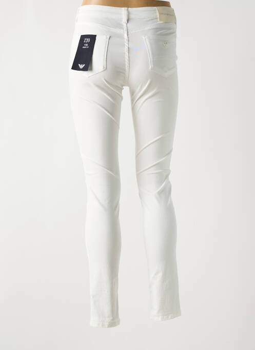 Pantalon slim blanc EMPORIO ARMANI pour femme