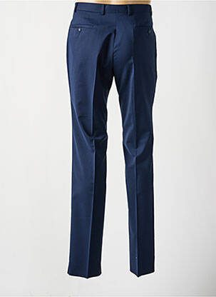 Pantalon slim fermeture zippée sous rabat boutonné bleu NINO LORETTI homme