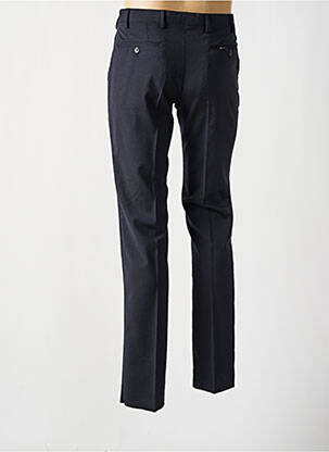 Pantalon slim fermeture zippée sous rabat boutonné noir NINO LORETTI homme