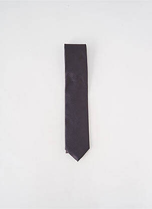 Cravate effet matière satinée gris FABIO MORETTI homme