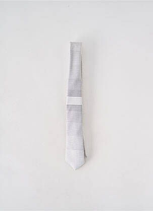 Cravate imprimé fantaisie gris FABIO MORETTI homme