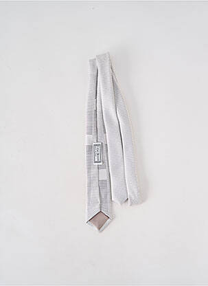 Cravate imprimé fantaisie gris FABIO MORETTI homme