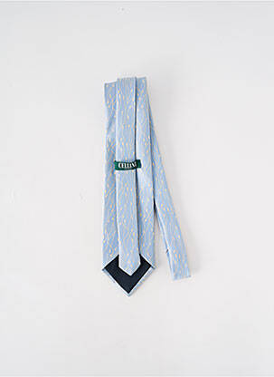 Cravate imprimé fantaisie bleu CELLINI homme