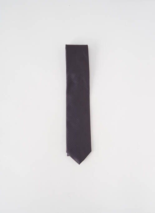 Cravate effet matière satinée gris FABIO MORETTI homme