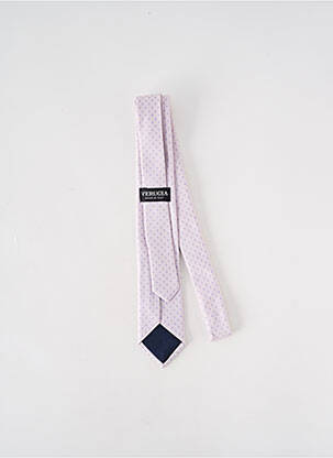 Cravate imprimé fantaisie violet VERUGIA homme