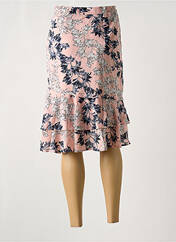 Jupe mi-longue rose MULTIPLES pour femme seconde vue