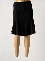Jupe mi-longue taille normale noir MULTIPLES femme