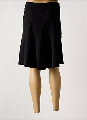 Jupe mi-longue taille normale noir MULTIPLES femme