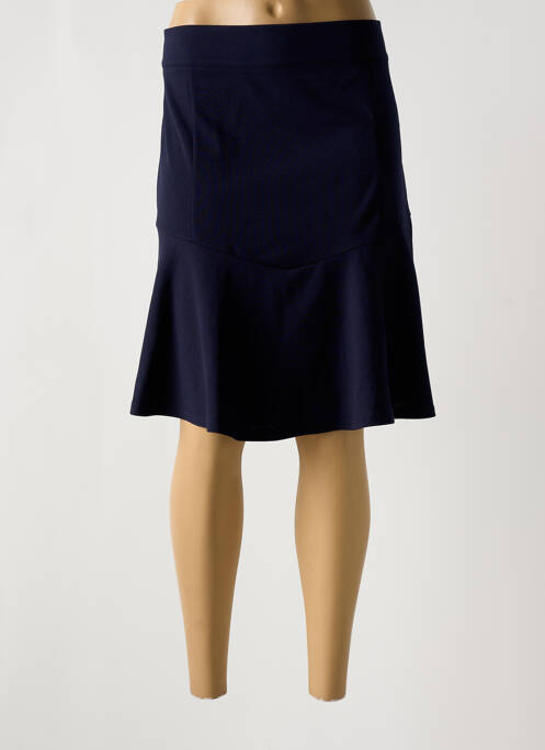 Jupe mi-longue bleu MULTIPLES pour femme