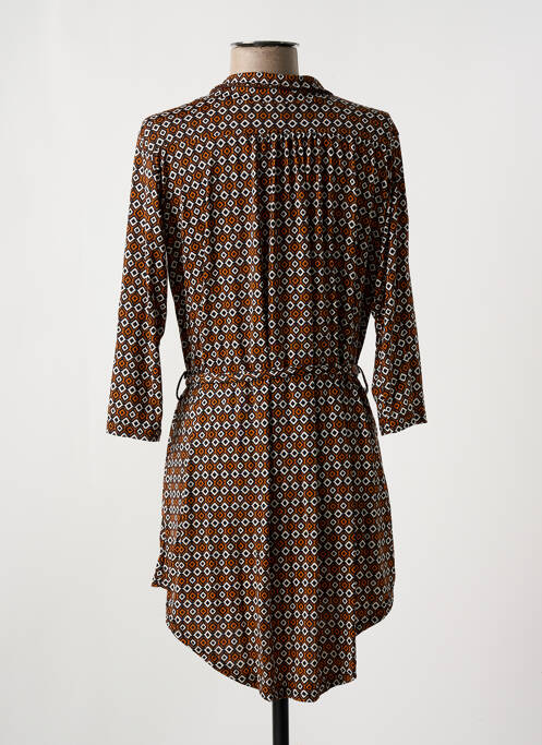 Tunique manches longues orange MULTIPLES pour femme