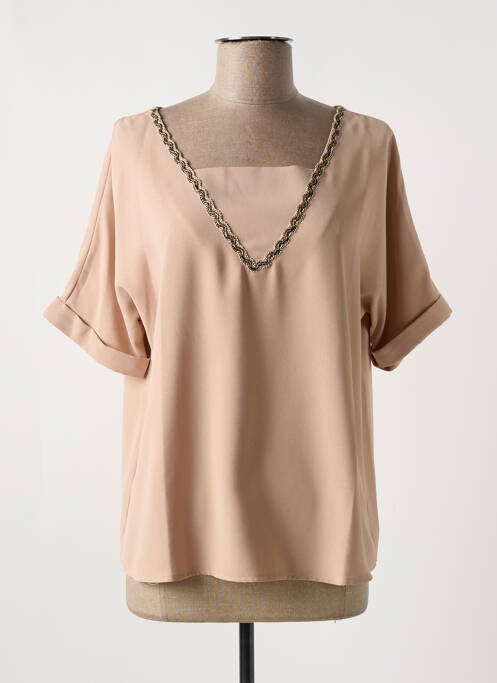 Blouse beige MULTIPLES pour femme