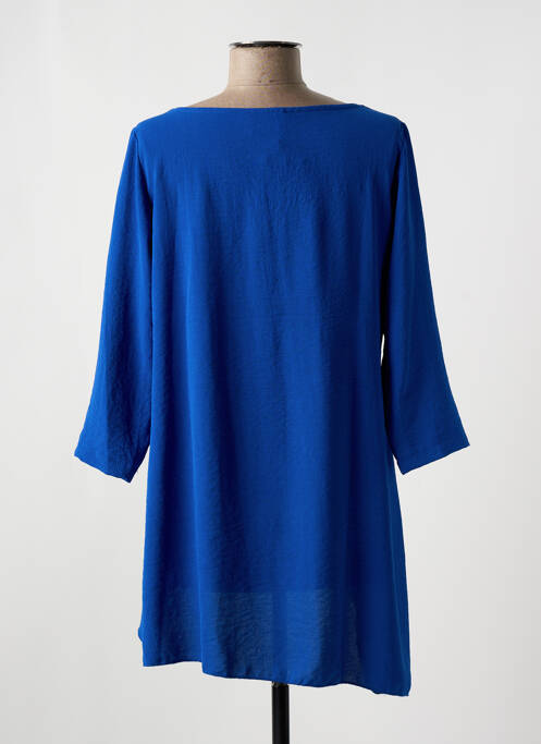 Tunique manches longues bleu MULTIPLES pour femme