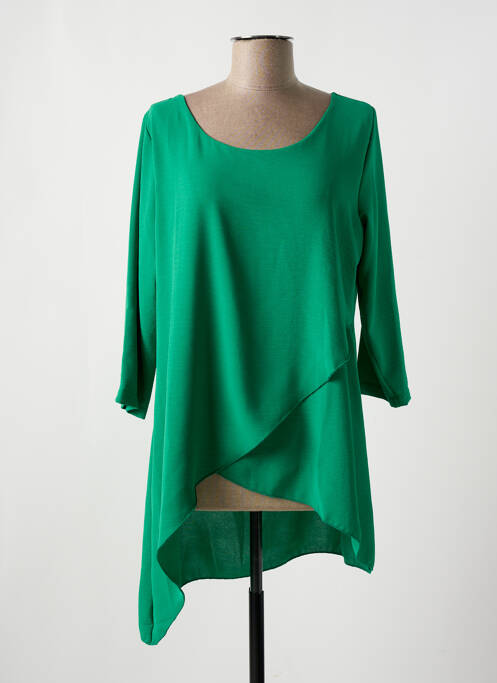 Tunique manches longues vert MULTIPLES pour femme