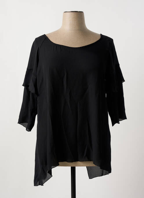 Tunique manches longues noir MULTIPLES pour femme