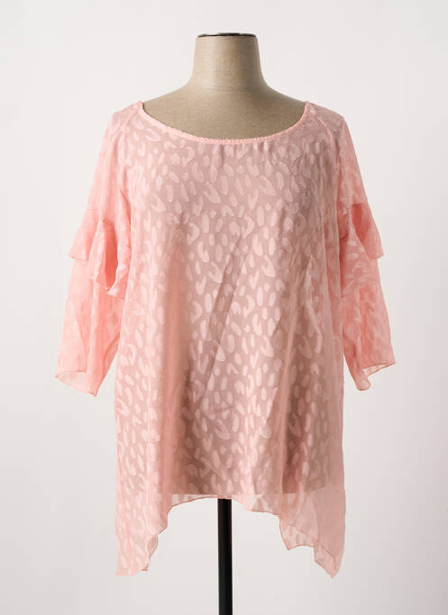 Tunique manches longues rose MULTIPLES pour femme