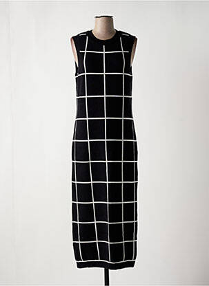 Robe pull resserrée sur le bas sans manche noir ESPRIT femme