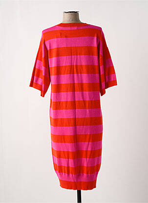 Robe pull resserrée sur le bas manches 3/4 orange ESPRIT femme