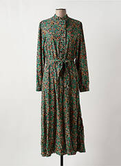 Robe longue vert C'EST BEAU LA VIE pour femme seconde vue