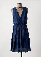 Robe mi-longue bleu C'EST BEAU LA VIE pour femme seconde vue