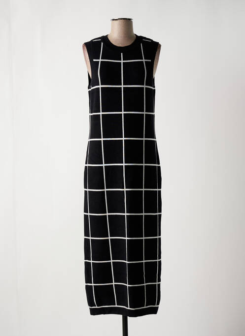 Robe pull col rond sans manche noir ESPRIT femme
