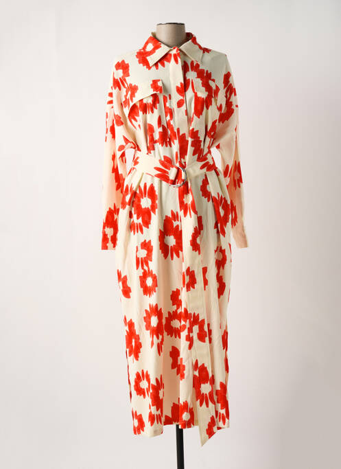 Robe longue beige ESPRIT pour femme