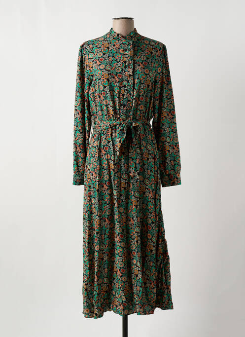 Robe longue vert C'EST BEAU LA VIE pour femme