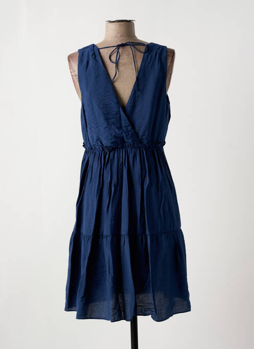 Robe mi-longue bleu C'EST BEAU LA VIE pour femme