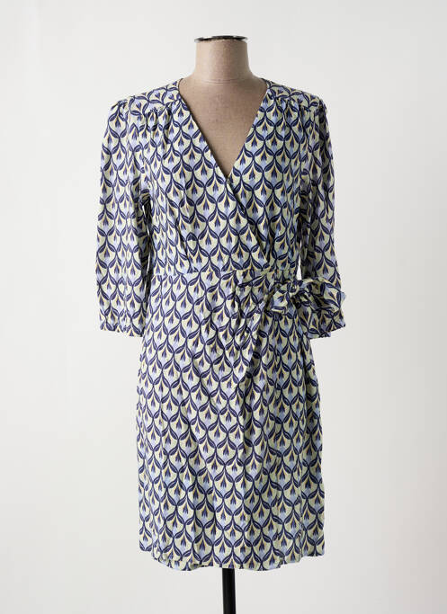 Robe mi-longue bleu JULIE GUERLANDE pour femme