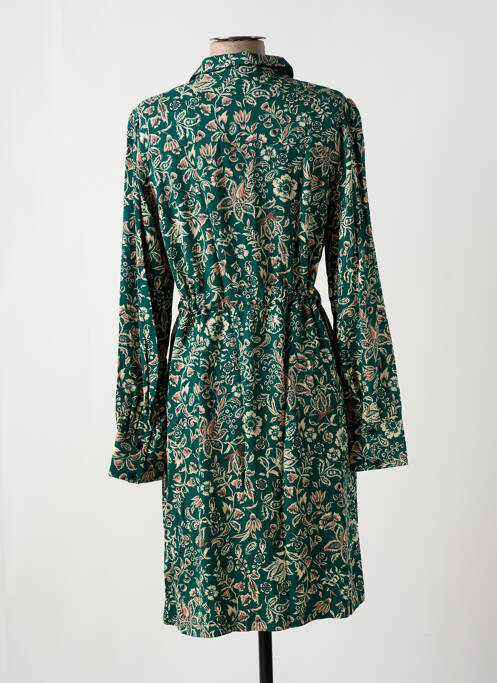 Robe mi-longue vert C'EST BEAU LA VIE pour femme