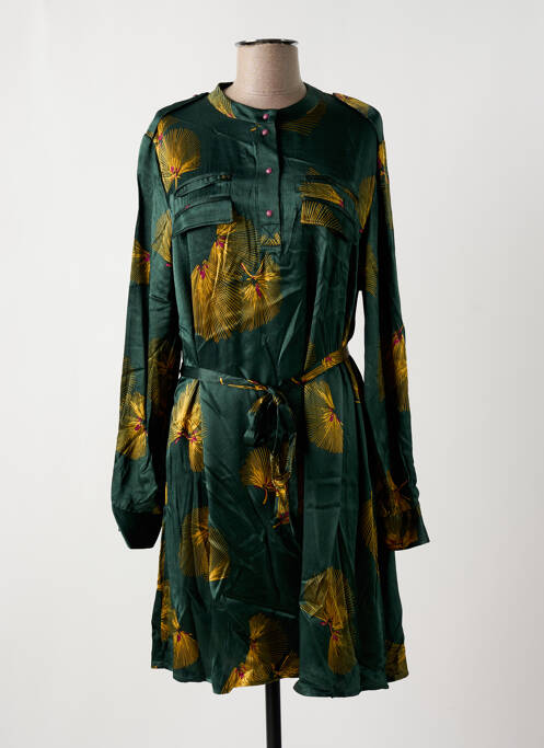 Robe mi-longue vert VILA pour femme