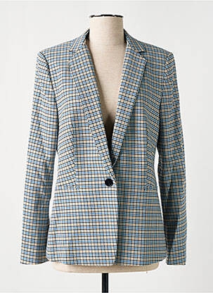 Blazer coupe cintrée bleu ESPRIT femme