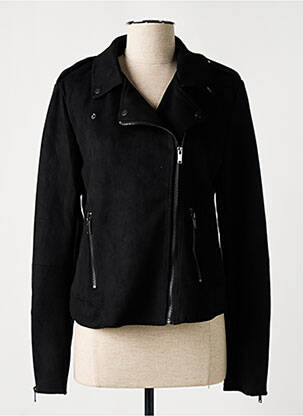 Veste casual col tailleur noir VILA femme