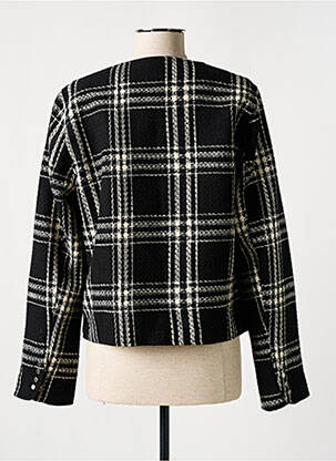 Veste casual col rond noir VILA ROUGE femme