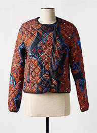 Veste casual col rond marron EDC femme
