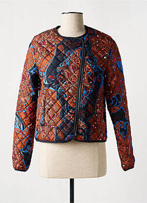 Veste casual col rond marron EDC femme