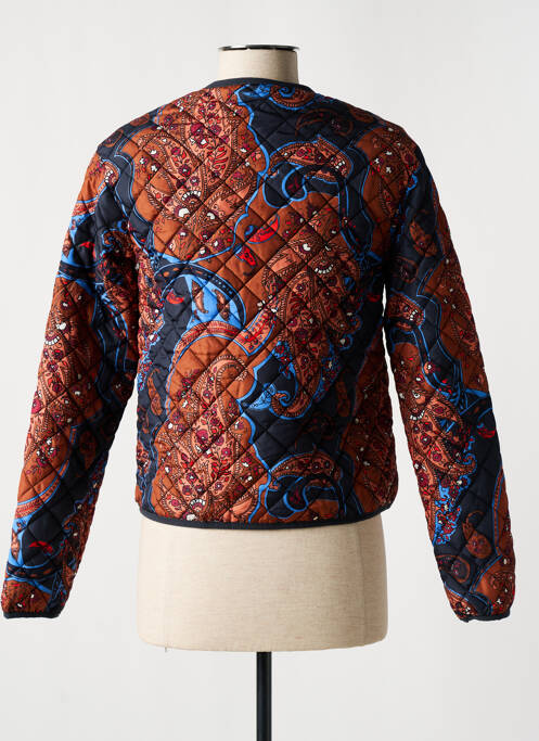 Veste casual col rond marron EDC femme