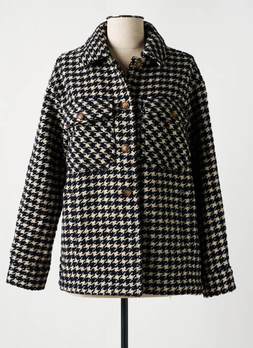 Manteau court noir C'EST BEAU LA VIE pour femme