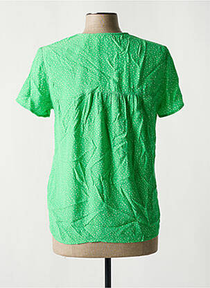Blouse manches courtes manches courtes vert ESPRIT femme