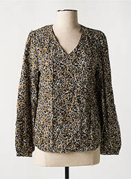Blouse manches 3/4 manches 3/4 vert C'EST BEAU LA VIE femme